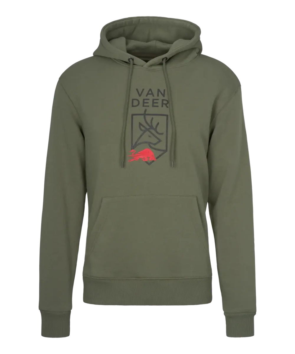 VAN DEER толстовка Logo Hoody khaki