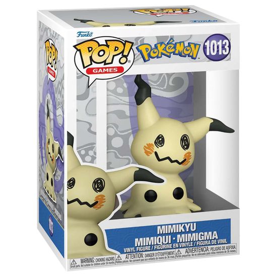 Фигурка Funko POP! Games Pokemon Mimikyu (EMEA) (1013) 85798 / Фигурка Фанко ПОП! по мотивам франшизы "Покемон", Мимикью