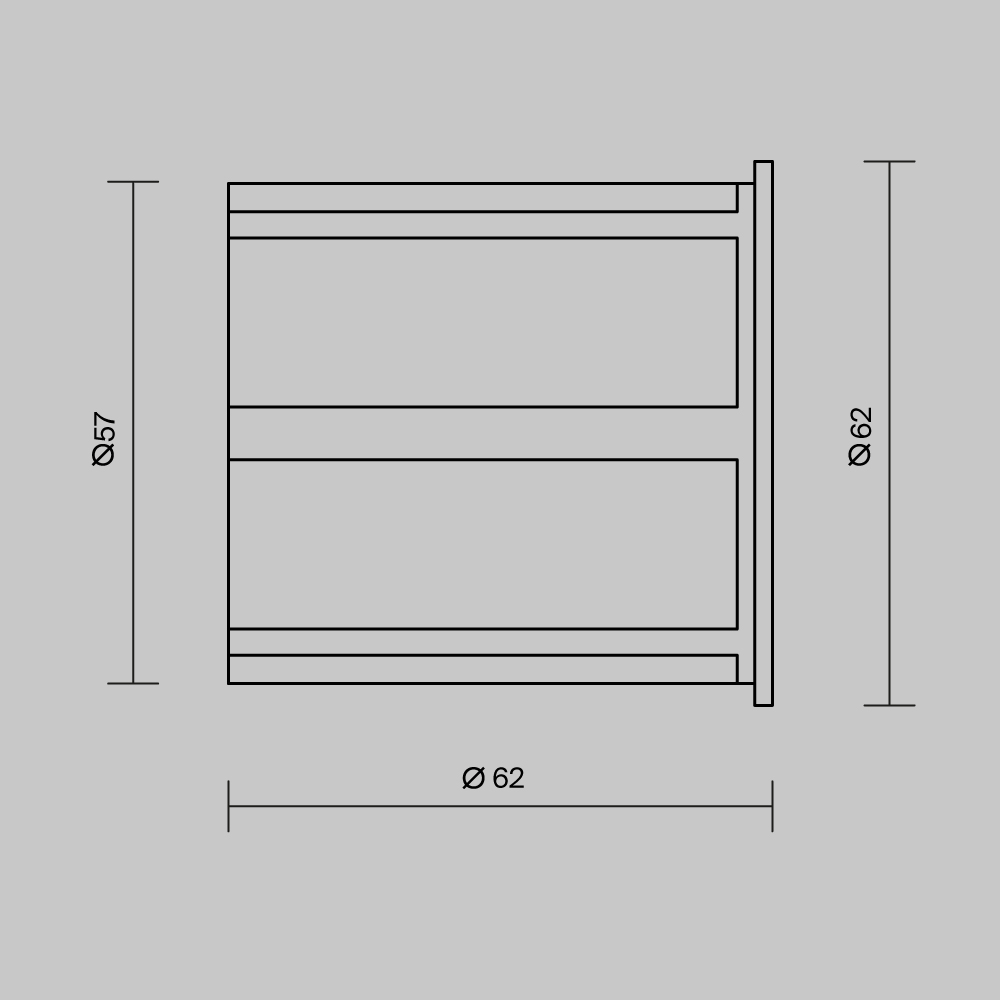Уличный встраиваемый светильник Outdoor O037-L3B3K