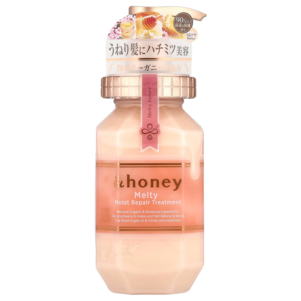 &honey, Melty Moist Repair Treatment, сладкий розовый мед, 440 мл (14,9 унции)