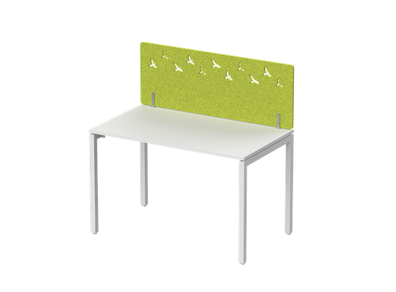 Экран фронтальный / боковой, с декором &quot;Стая&quot;, без фурнитуры 60х1,2х50