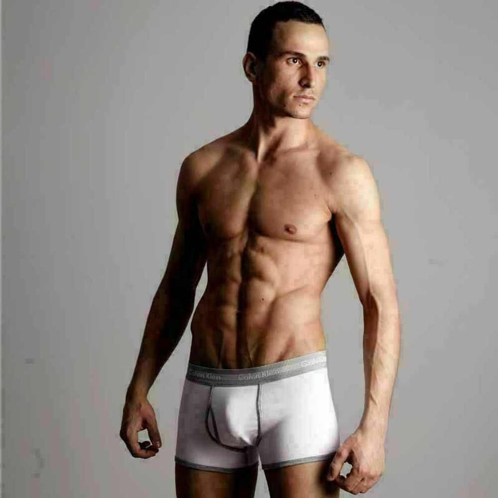 Мужские трусы боксеры Calvin Klein 365 White Grey