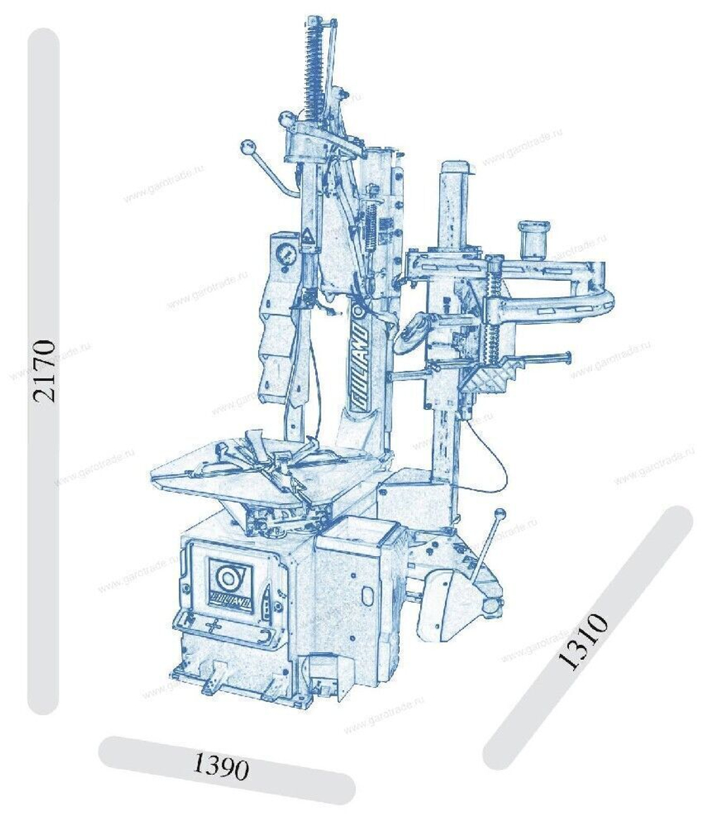 Автоматический шиномонтажный стенд до 26 дюймов S119 PRO Giuliano