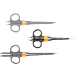 Ножницы биполярные изогнутые остроконечные BOWA BiZZER Stevens 180 мм, без кабеля