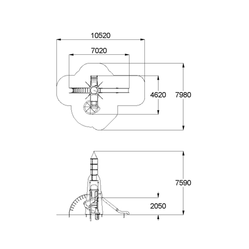 Детский комплекс Ракета