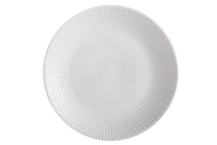 Тарелка закусочная Corallo, белая, 19 см