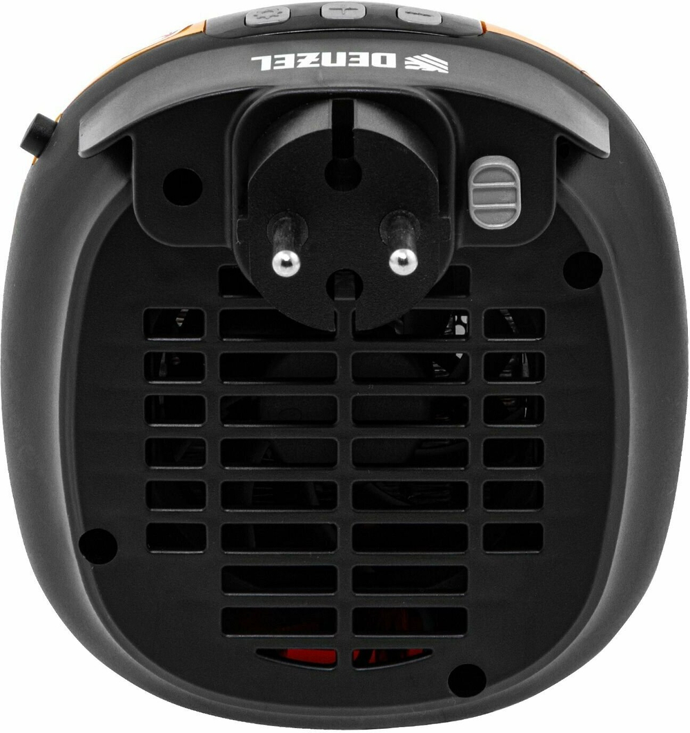 Портативный керамический тепловентилятор Denzel dtfc-700, 3 режима, вентилятор, нагрев 700 вт 96407