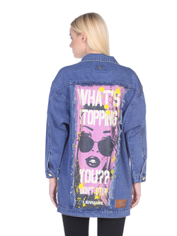 LIGVIANNI Джинсовая куртка Denim Jacket What'S Stopping You?