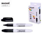 Маркер перм. 2мм. "Harmony" чёрный, пулевидный наконечник (Mazari)