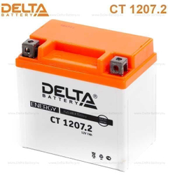 Аккумулятор Delta CT 1207.2 (12V / 7Ah) [YTZ7S]