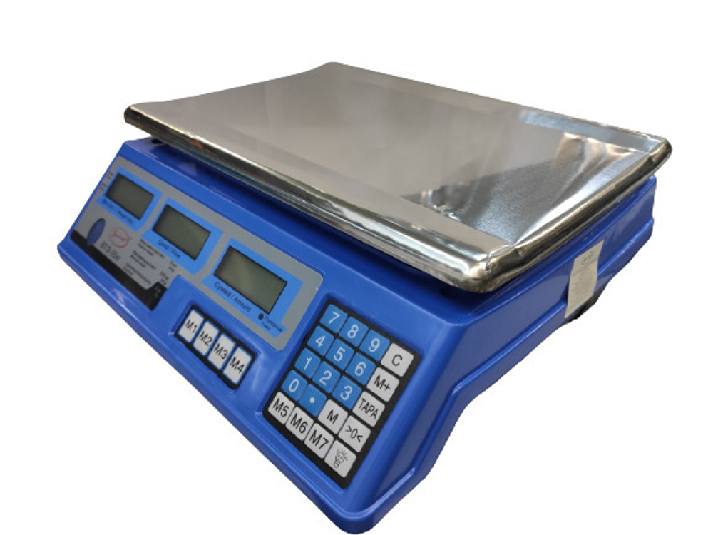 Весы торговые электронные со счетным устройством "Умница" ВТЭ-35кг