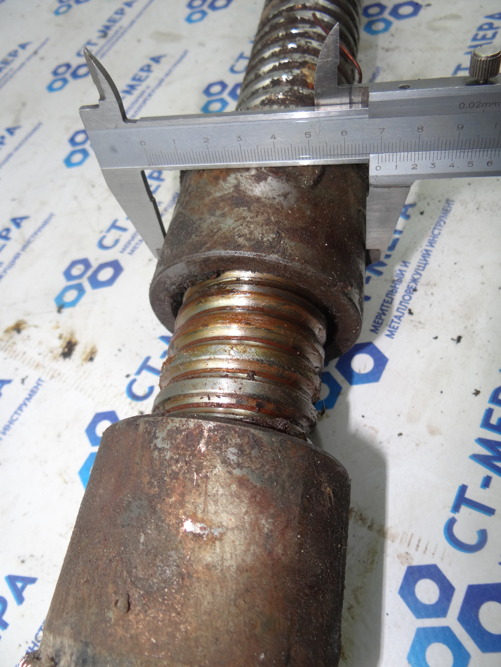 Шарико-винтовая пара ШВП L=1260мм L резьбы=895мм Tr48х10