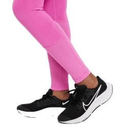 Брюки для девочки Nike Girls Pro Dri-Fit - active fuchsia/white