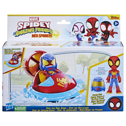 Hasbro Spidey Amazing Friends - фигурка супергероя Спайди + транспортное средство Hover Spinner F7252 / артикул   F6775 F7252  / GTIN 5010996139207