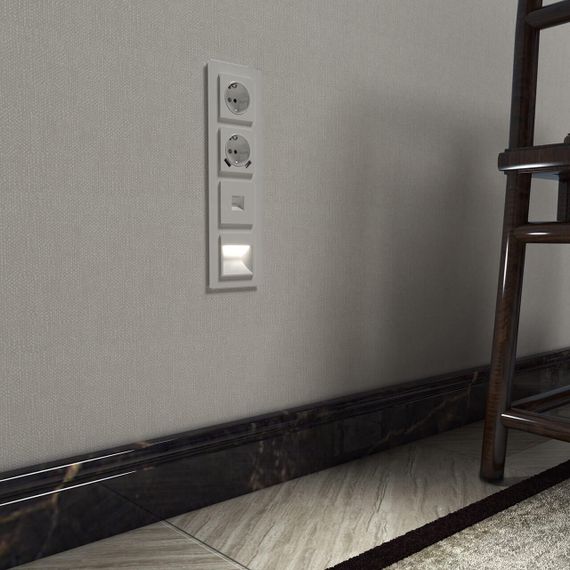 Телефонная розетка RJ-11 Werkel белый W1182001 4690389155383