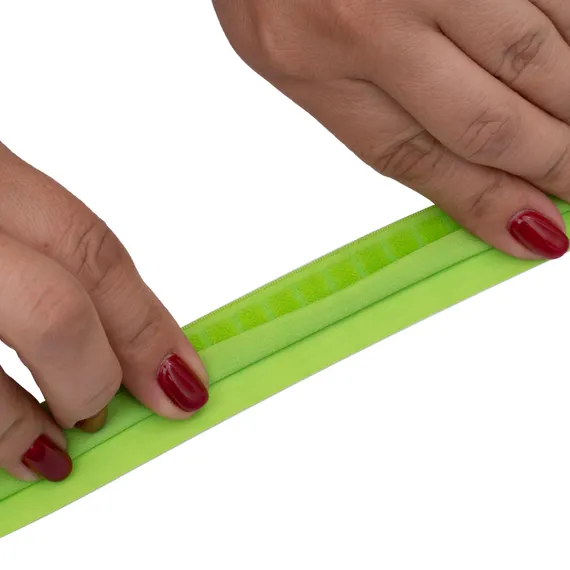 Резинка широкая, салатовая 25 мм (полубейка), Германия