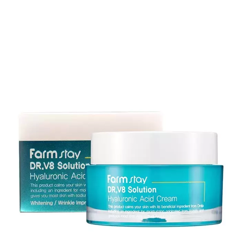 Крем с гиалуроновой кислотой FarmStay Dr-V8 Solution Hyaluronic Acid Cream