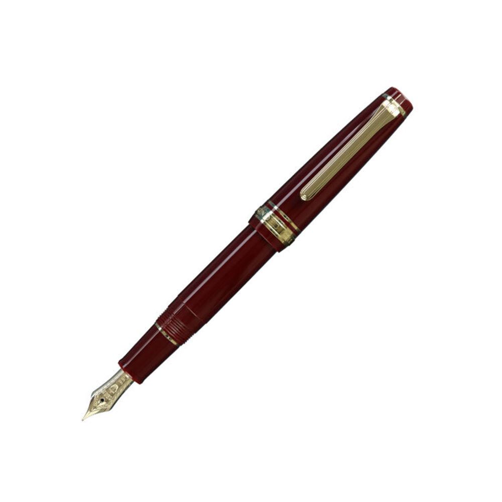 Ручка перьевая Sailor Pro Gear Slim Mini Maroon GT с пером 14K F (11-1303-232)