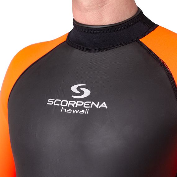 Гидрокостюм Scorpena Hawaii мужской оранжевый неон