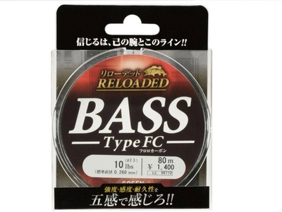 Леска Gosen Fluorocarbon Reloaded Bass FC10 lb