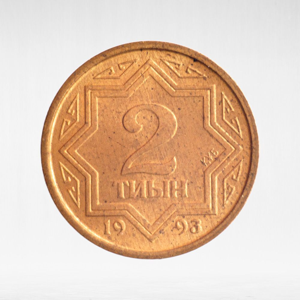 Kazakhstan, 2 Tyin (Brass), 1993, XF