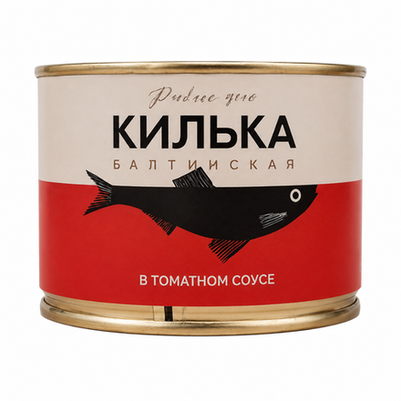 Килька балтийская Рыбное меню в томатном соусе 250 гр