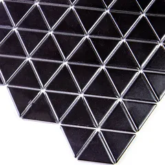 Reno Black matt Мозаика из керамогранита Bonaparte черный темный узор