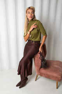 Юбка Калла (горький шоколад)