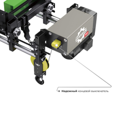 Таль электрическая канатная GEARSEN PRO SH 5т, 12м