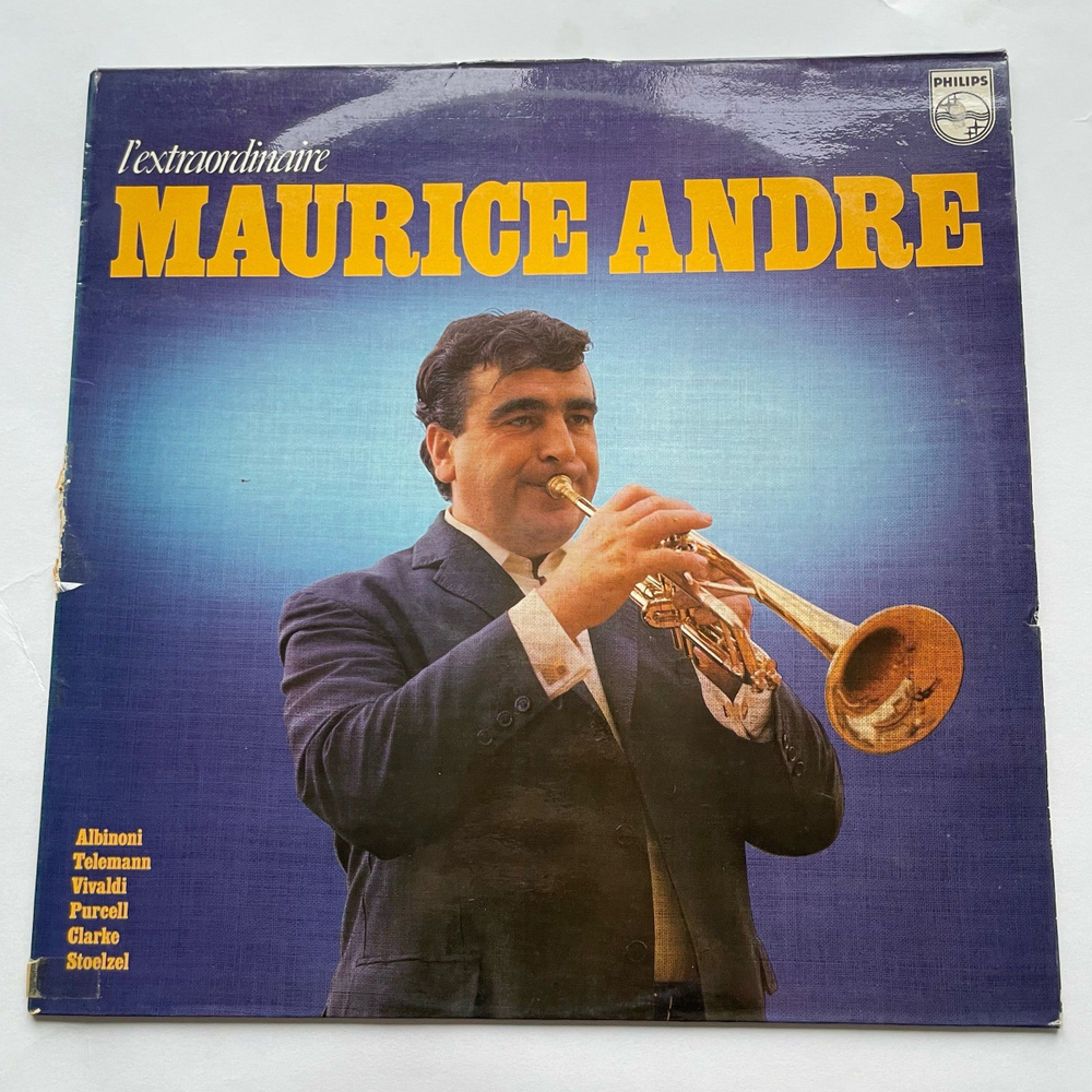 Винтажная виниловая пластинка LP Maurice Andre L'Extraordinaire Maurice Andre (Франция 1975)