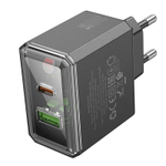 Сетевой адаптер питания BOROFONE BAS32A PD 30W + QC 3.0 (черный)