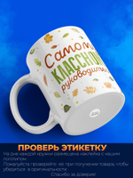 Кружка, подарок учителю, 330мл, 1шт.