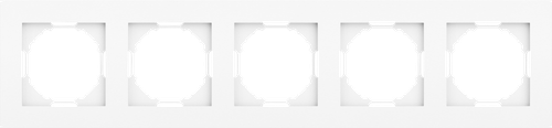 Рамка 5-я, глянцевый белый, серия A07