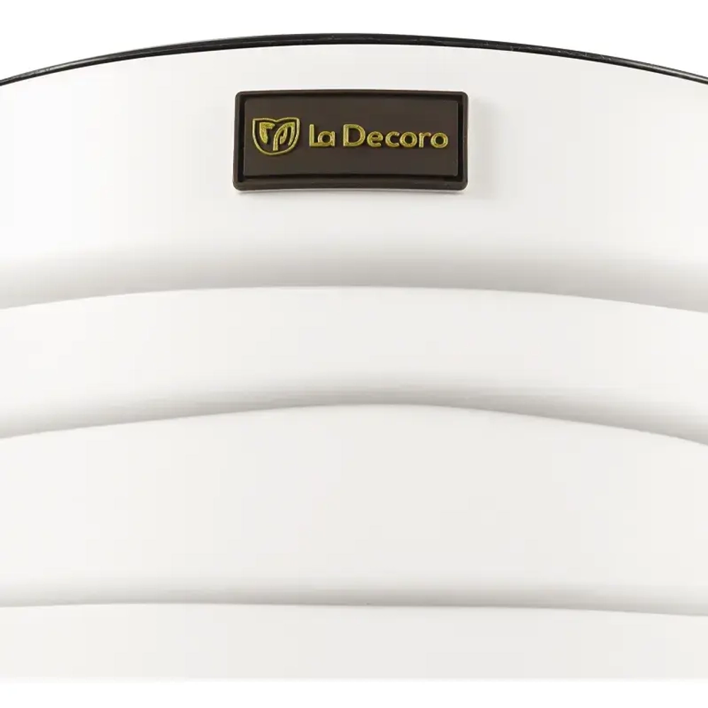 Кашпо для цветов пластиковое 7,5л d-27,1см «Бархан» Белый