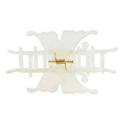 Заколка-краб бабочка,перламутровая