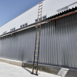 Лестница телескопическая алюм. бытовая 7.2м (16 ступ.) ISMA ISMA-UP720