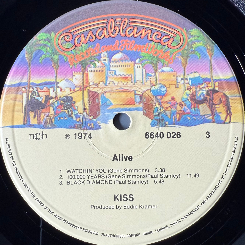 Kiss ‎– Alive! 2LP (Скандинавия 1980г.)