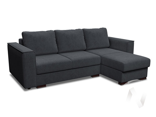 Диван угловой Атлант 2 (ДУ) LUMA 24 (графитовый)