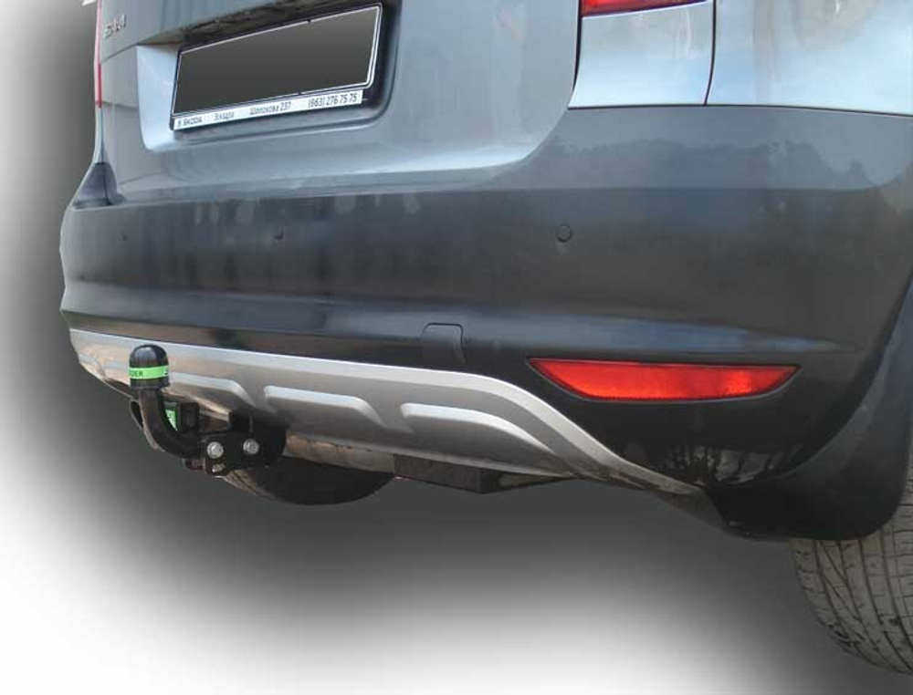 Фаркоп(прицепное) Лидер-Плюс для VW TIGUAN 1/2 2007 -/ JETTA (5K2) 2010 -2018 / SKODA YETI (5L7) 2009 -/KODIAQ 2016- /KAROQ(паспорт и сертификат в комплекте)(без электрики)V123-A