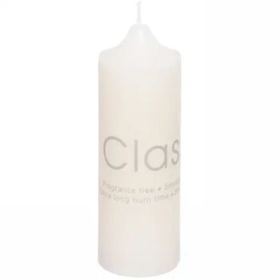 Свеча «Classic» 5*15см цвет белый ZD-103