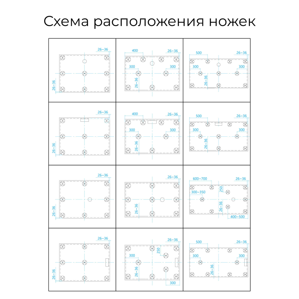 Душевой поддон прямоугольный RGW ST-Co Бетон (900x1200)