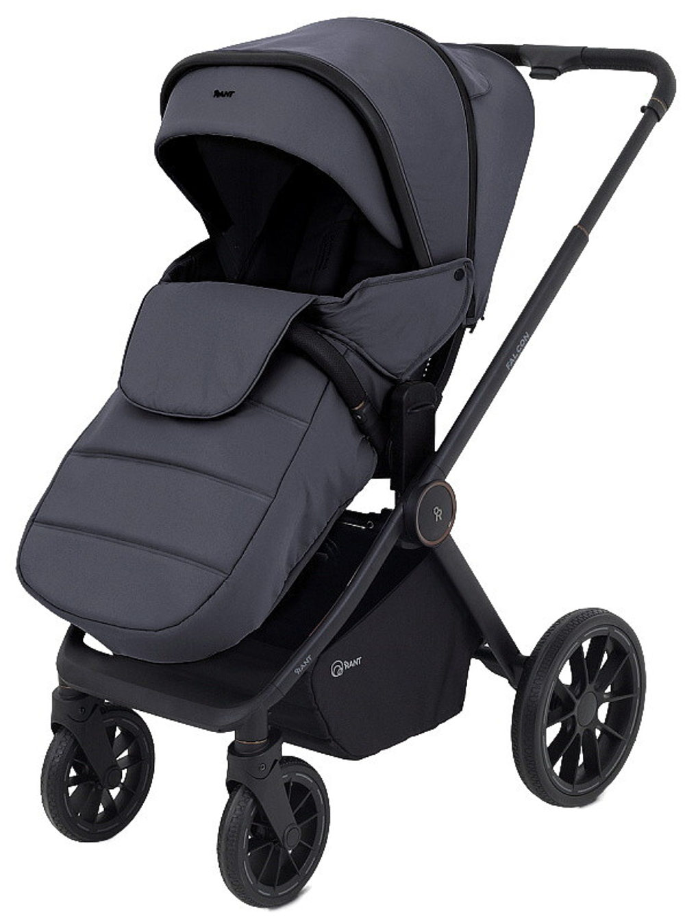 Детская коляска Rant Falcon Neo 3 в 1 с автокреслом Evomax Grey Graphite