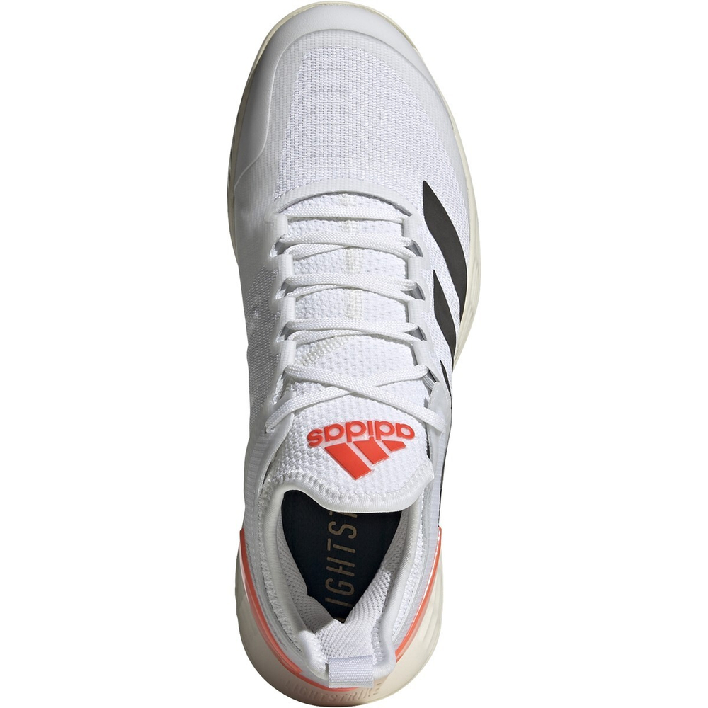 Женские Кроссовки теннисные Adidas Adizero Ubersonic 4 W - cloud white/core black/solar red