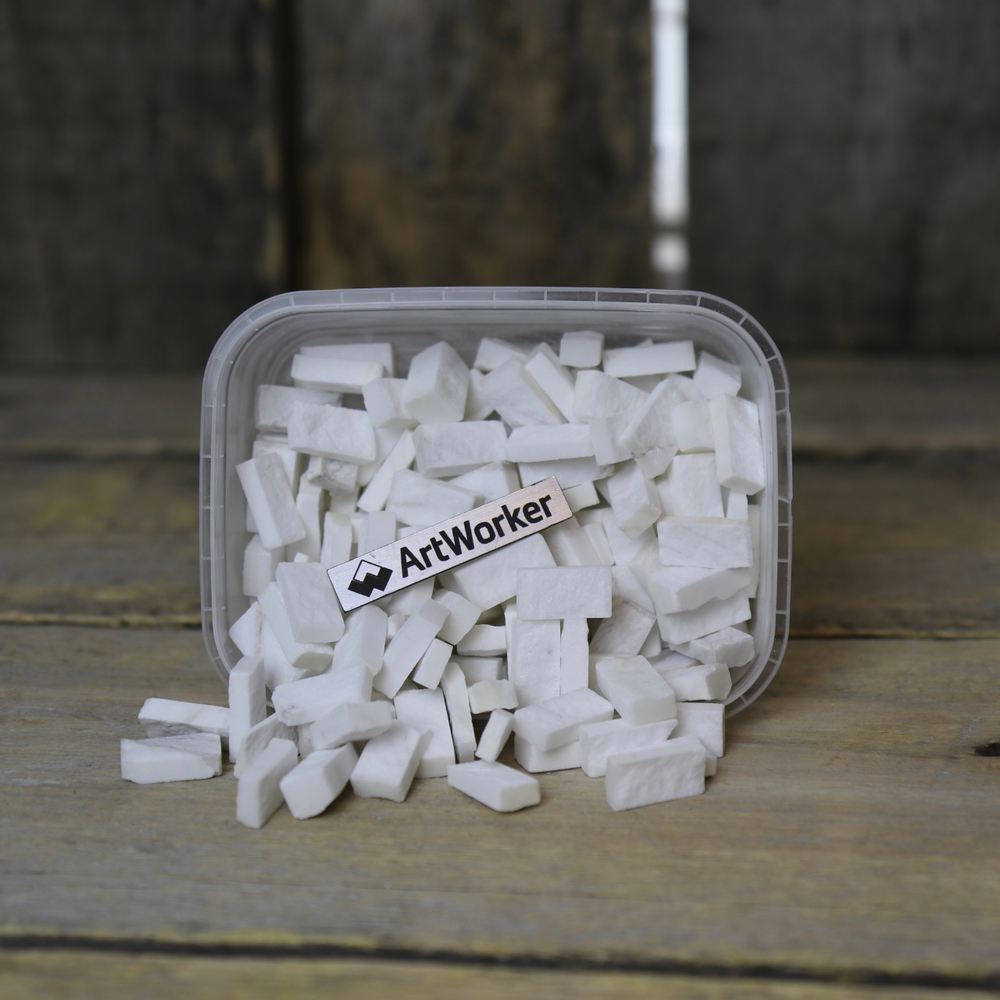 Натуральный камень колотый на модуль для мозаики