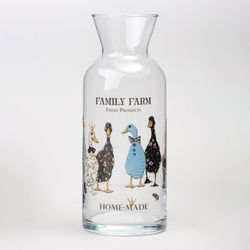 ГРАФИН С КРЫШКОЙ/СТАКАНОМ "GEESE" 700МЛ