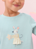 Пижама для девочки Next 192-178, 2 шт., Розовый, Голубой