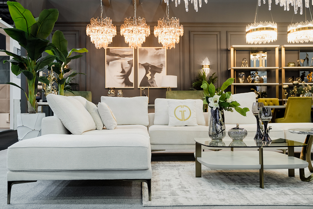 Комплект мебели Garda Decor №51 модульный Диван Тесоро (Tesoro) (левый угол)
