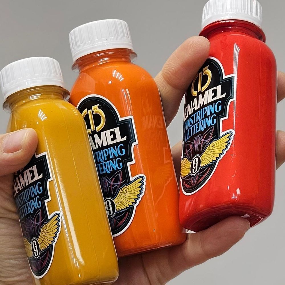 Эмаль для пинстрайпинга С-13, Краплак Красный, 100 мл