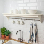 Настенная полка - TORNVIKEN IKEA/ ТРОНВИКЕН ИКЕА, 120х24х30 см, белый
