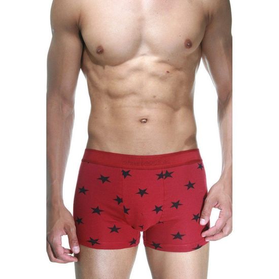 Трусы мужские боксеры бордовые с принтом DARKZONE DZN2637